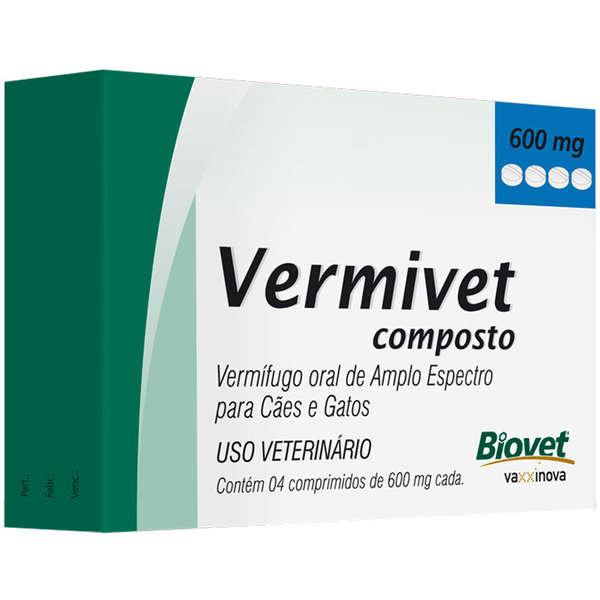 Vermivet Composto 4 Comprimidos