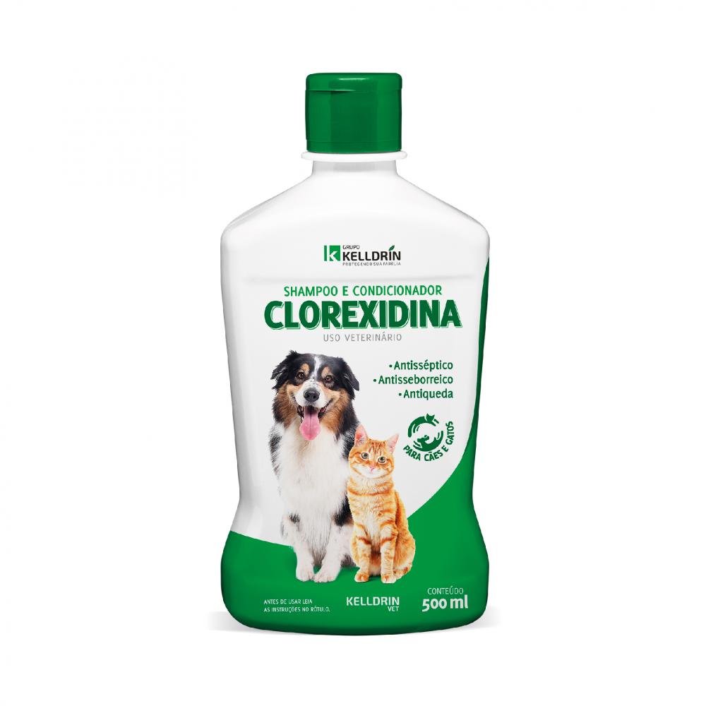 Shampoo Condicionador Clorexidina 500 ml 